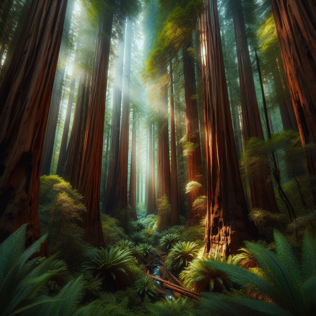 Where can you find redwood trees