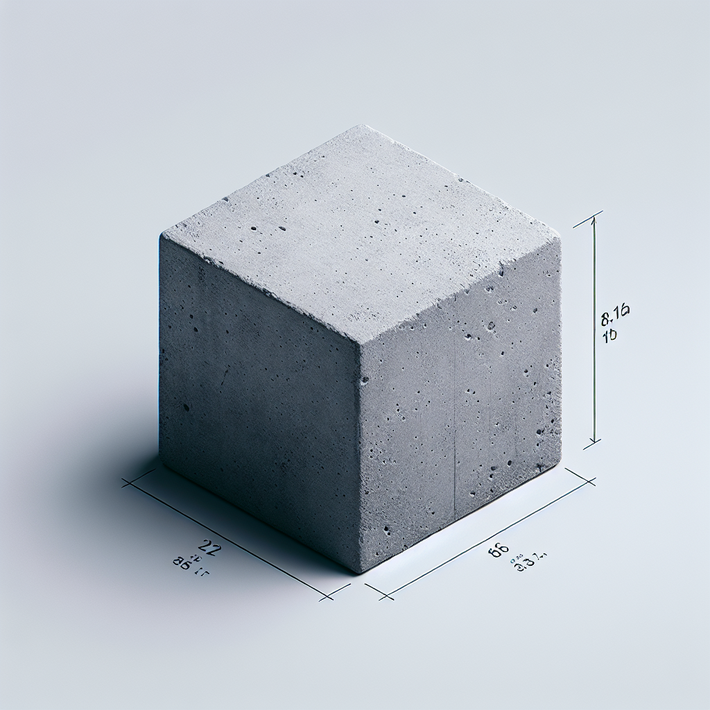 How long is a concrete block