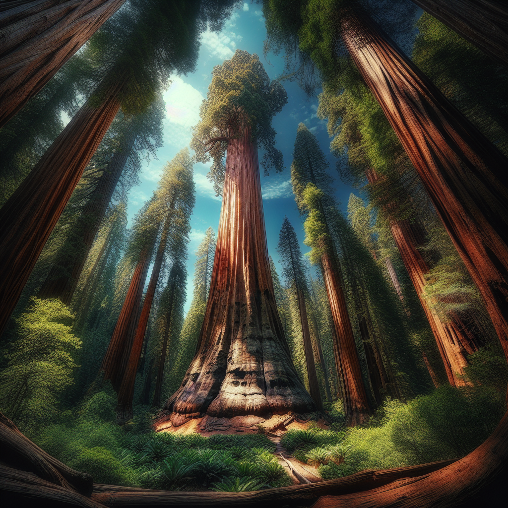 Where are the giant red woods