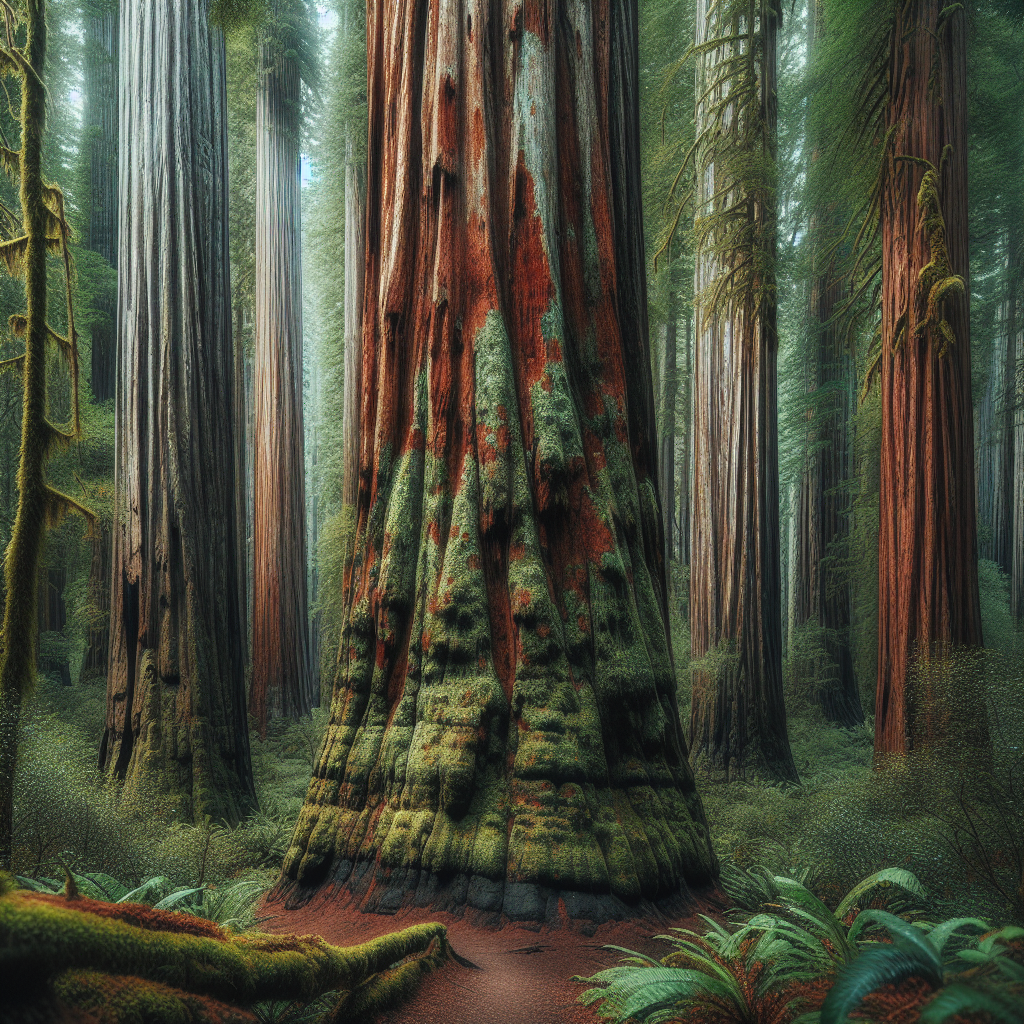 Where can I see giant redwoods