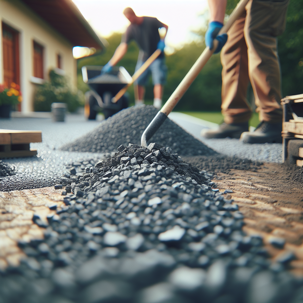 How do you gravel a driveway